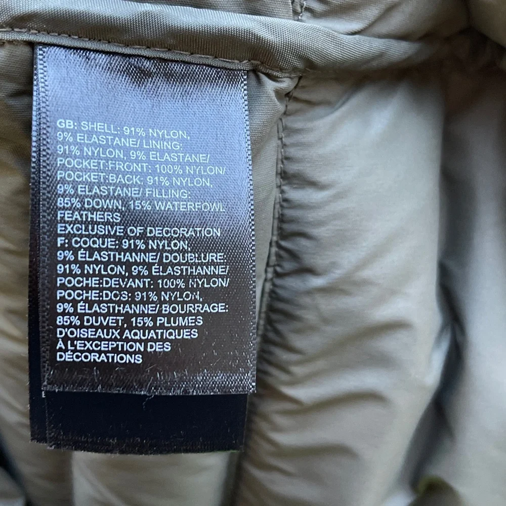 THE NORTH FACE STRETCH 700 FILL DOWN SLIM‎ FIT GOOSE DOWN JACKET (LARGE)
